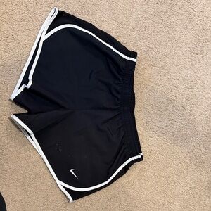 Nike Black and White Athletic Shorts